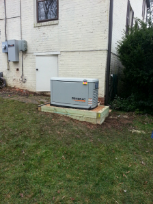 Generator Outside the House